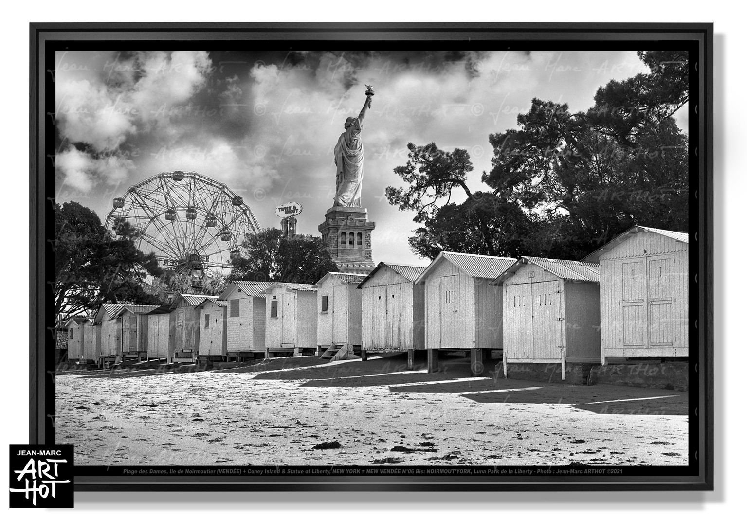 arthot-photo-art-b&w-new-york-vendee-newvendee-006-2-noirmout-york-ile-noirmoutier-plage-dames-cabanes-liberty-manege-HORIZ